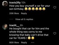 Fans weigh in on DDG's unusual gift for his son's first birthday (Image via Instagram/@theshaderoom)